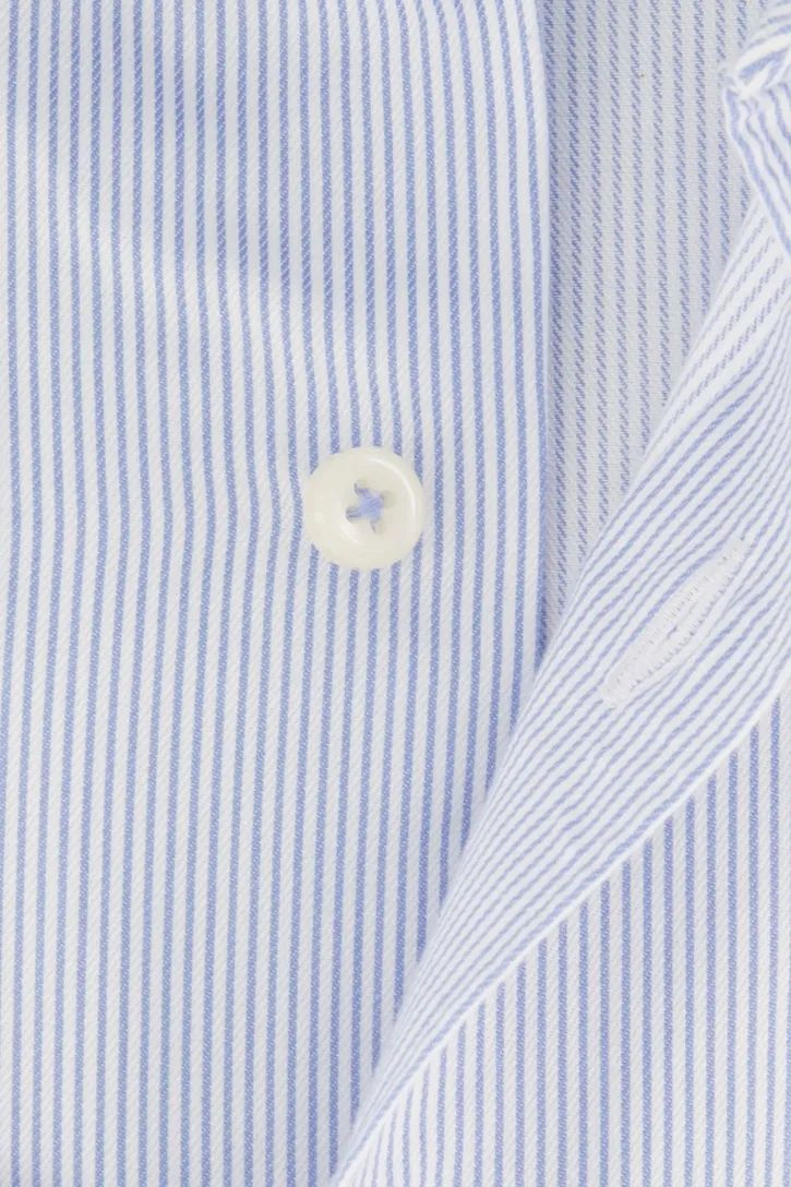 Eterna katoenen overhemd blauw modern fit