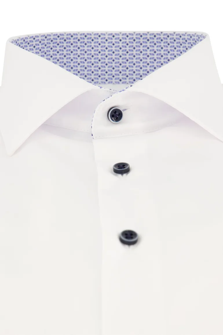 Eterna wit overhemd comfort fit strijkvrij