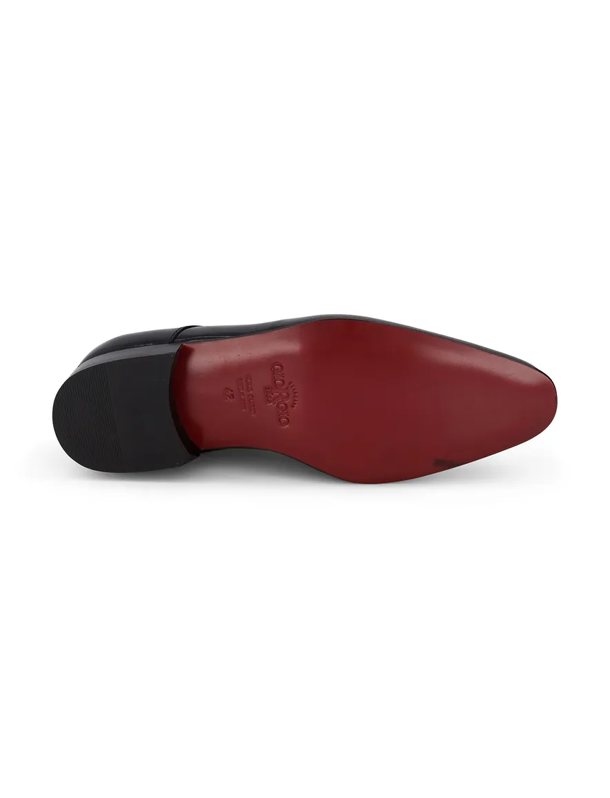 Giorgio lak leren nette veterschoenen zwart