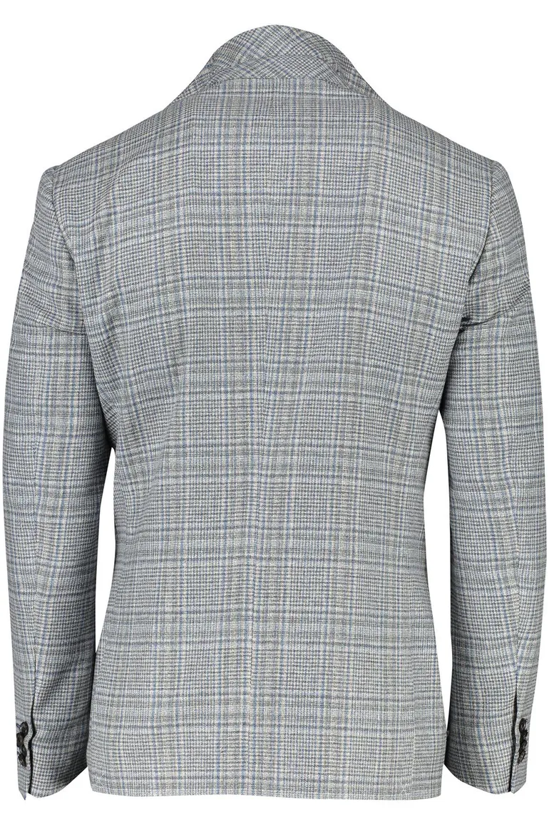 Corneliani colbert blauw geruit