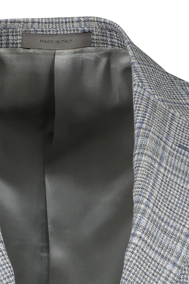 Corneliani colbert blauw geruit