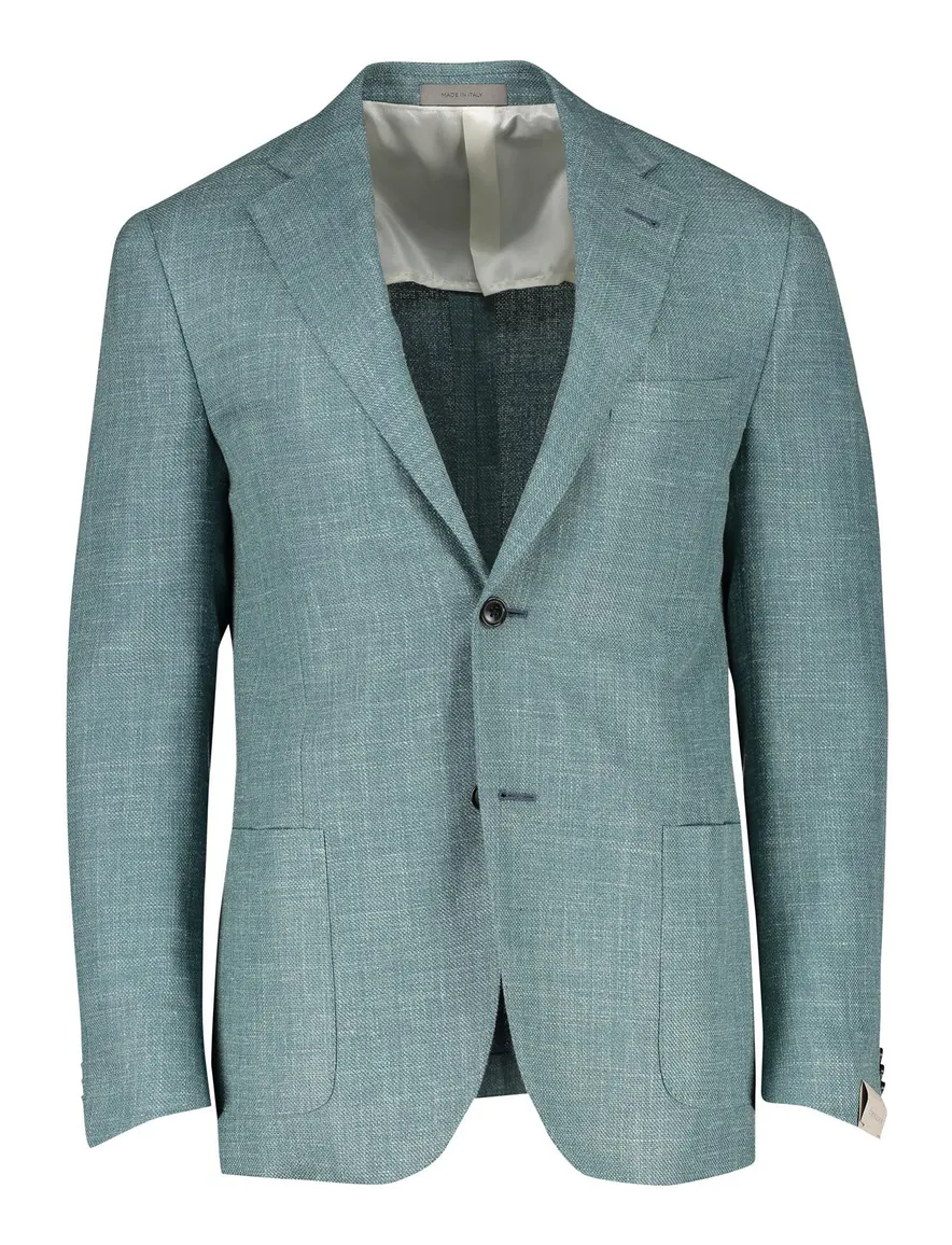 Corneliani colbert blauw gemeleerd