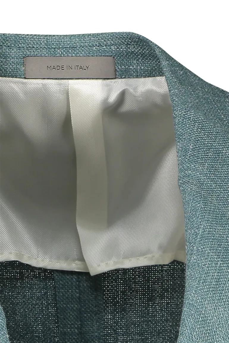 Corneliani colbert blauw gemêleerd katoen normale fit