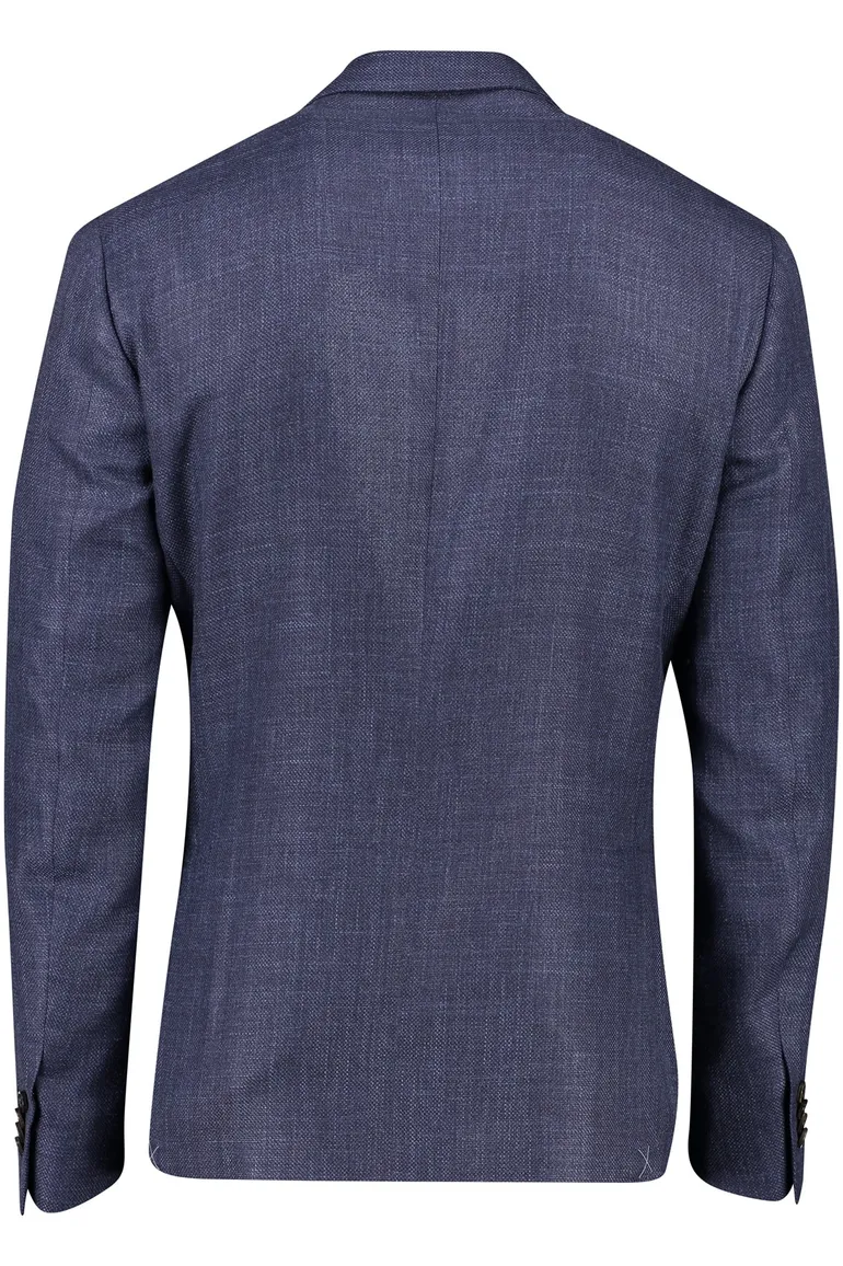 Donkerblauw Corneliani colbert gemêleerd merinowol