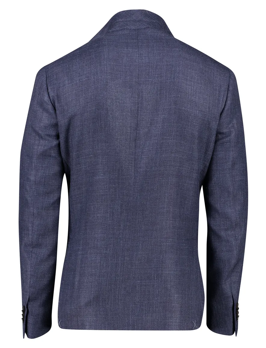 Corneliani colbert donkerblauw gemeleerd