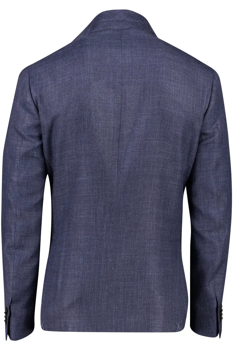 Donkerblauw Corneliani colbert gemêleerd merinowol