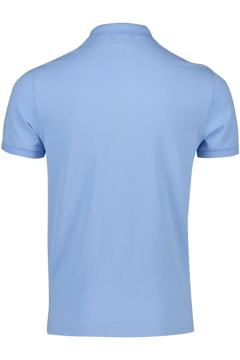 Gant polo blauw 2-knoops