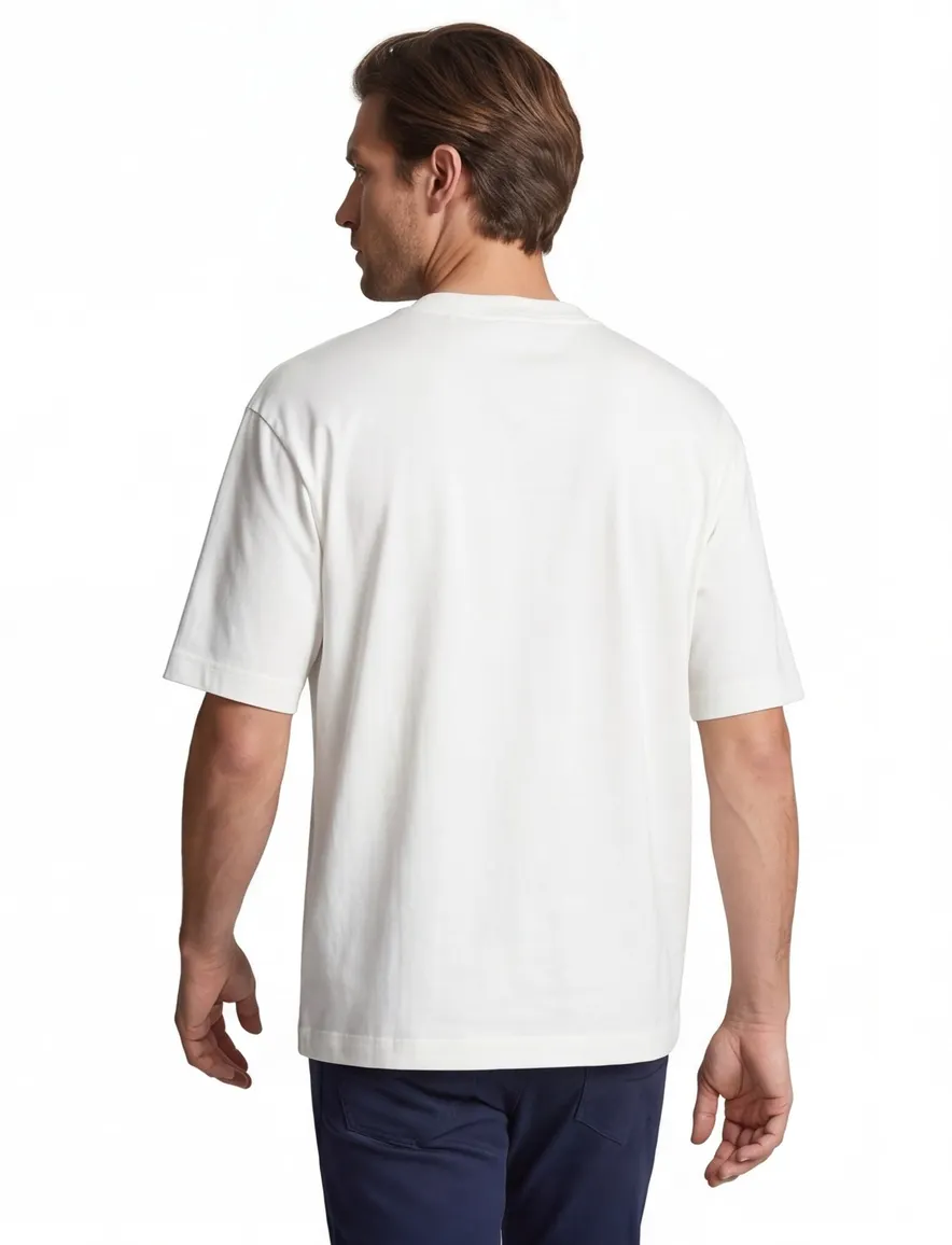 Gant t-shirt wit opdruk Hawaii katoen normale fit