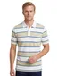 Gant polo beige gestreept