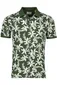 Gant polo donkergroen bladeren print