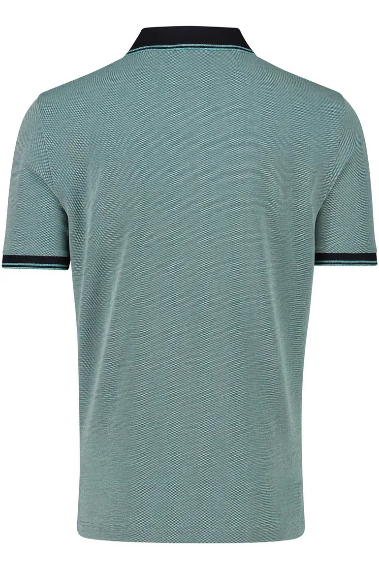Gant polo turquoise effen