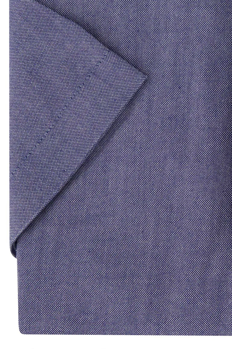 Gant overhemd korte mouw blauw
