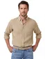 Gant overhemd beige linnen