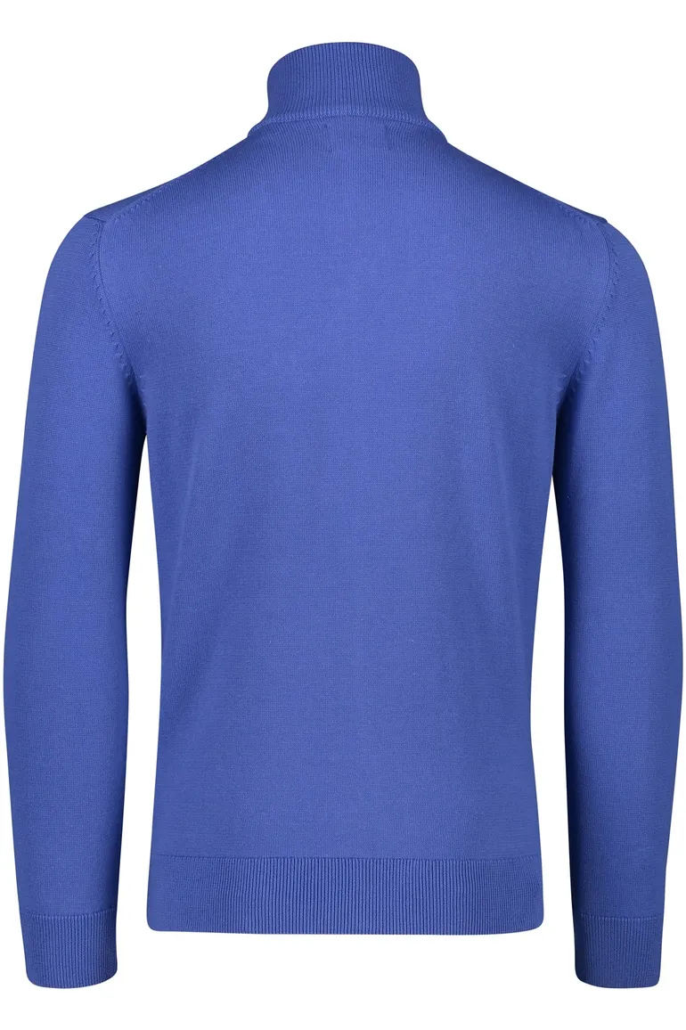 Gant vest blauw dubbele rits