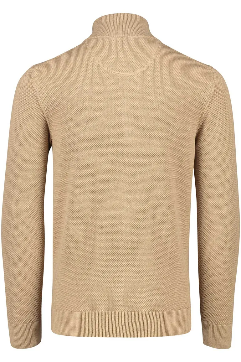 Gant vest bruin katoen