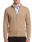Gant vest bruin rits effen 100% katoen