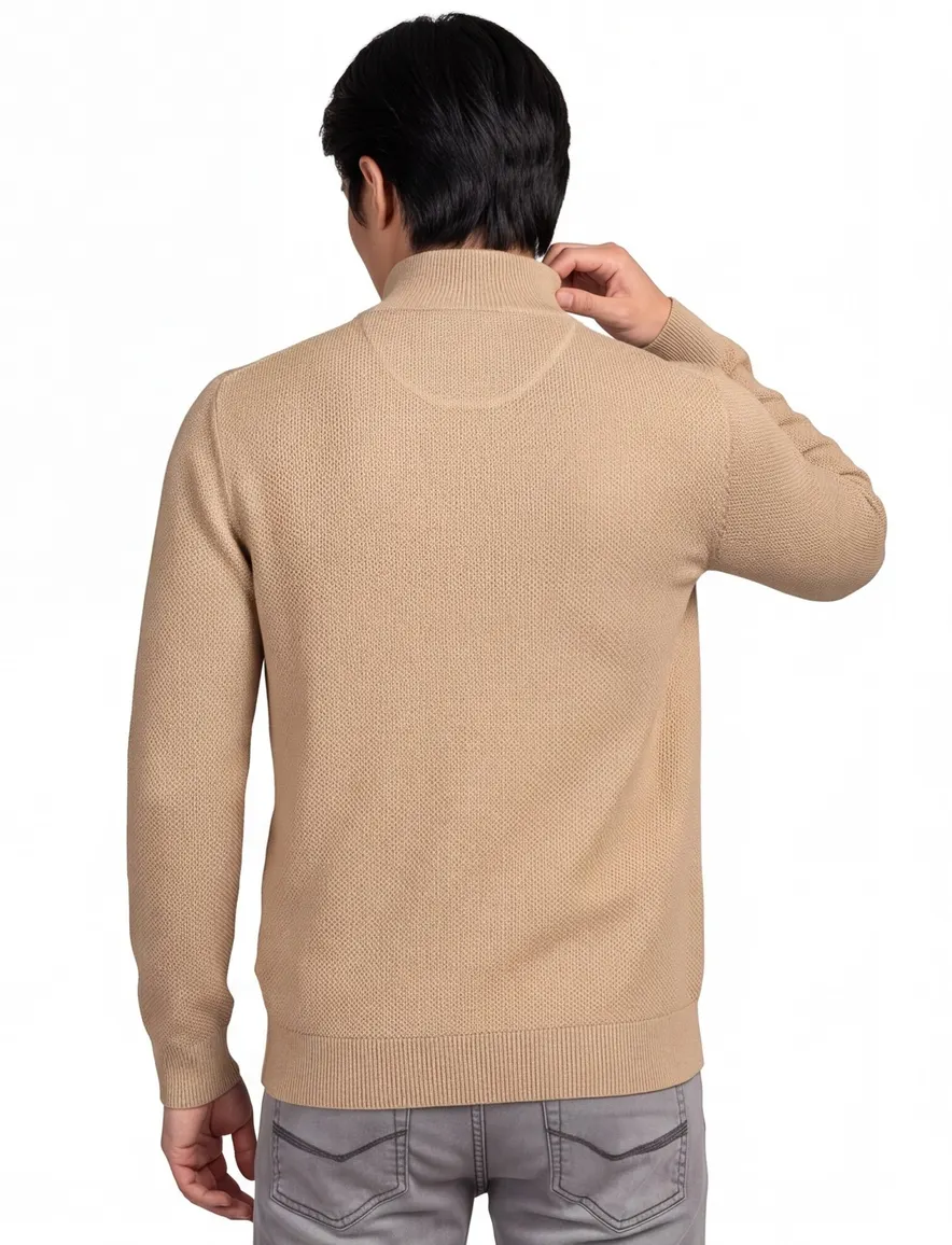 Gant vest bruin katoen
