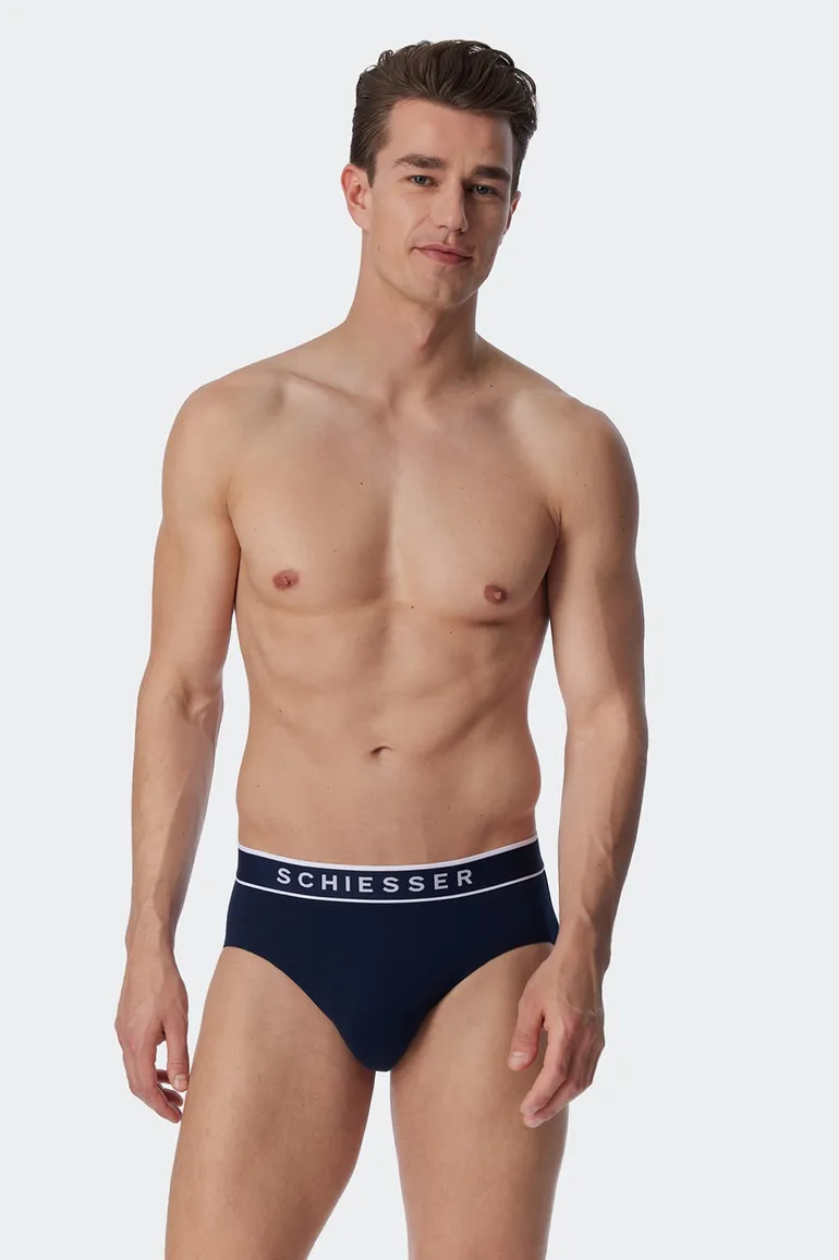 Schiesser Rioslip donkerblauw 3- pack
