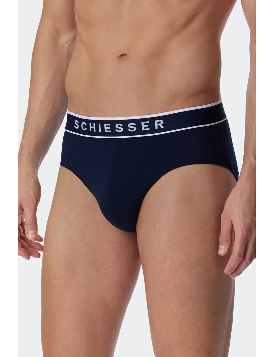 Schiesser Rioslip donkerblauw 3- pack