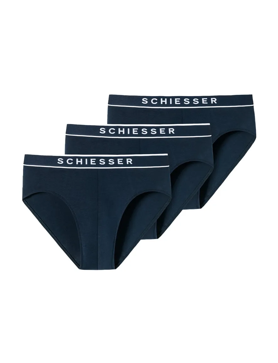 Schiesser Rioslip donkerblauw 3- pack