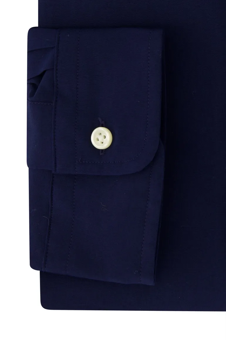 Polo Ralph Lauren overhemd donkerblauw slim fit