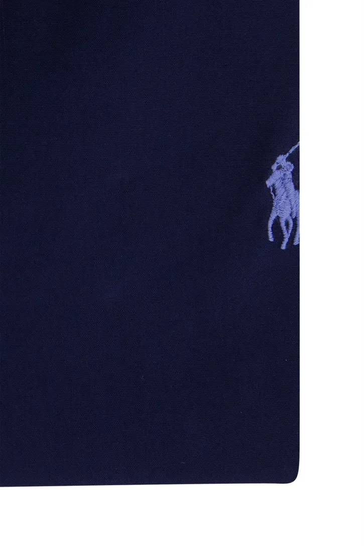 Polo Ralph Lauren donkerblauw slim fit overhemd katoen