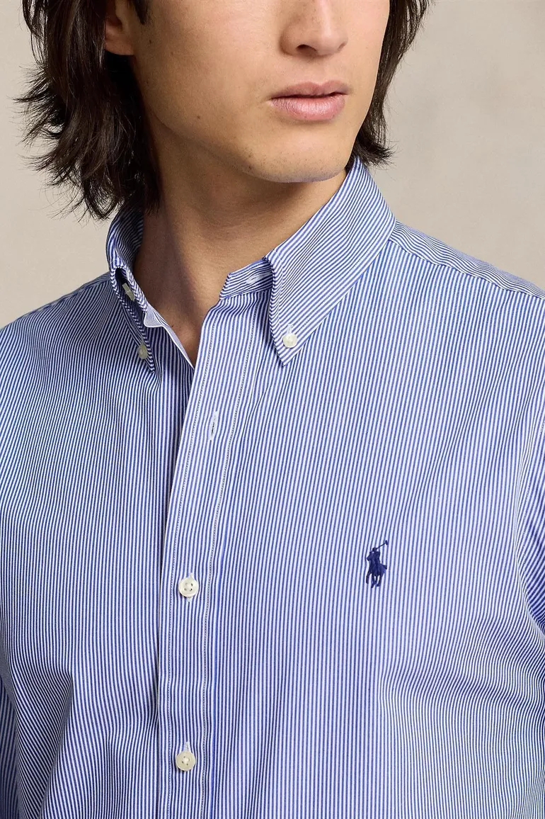Polo Ralph Lauren overhemd blauw slim fit