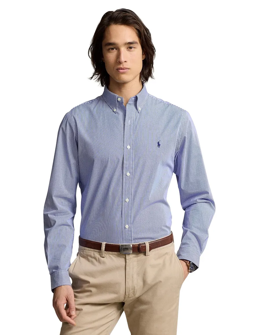 Polo Ralph Lauren overhemd blauw slim fit