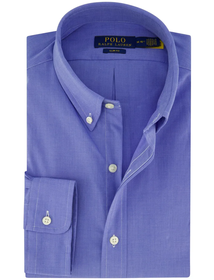 Polo Ralph Lauren overhemd blauw slim fit