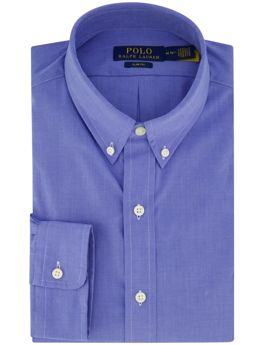Polo Ralph Lauren overhemd blauw slim fit