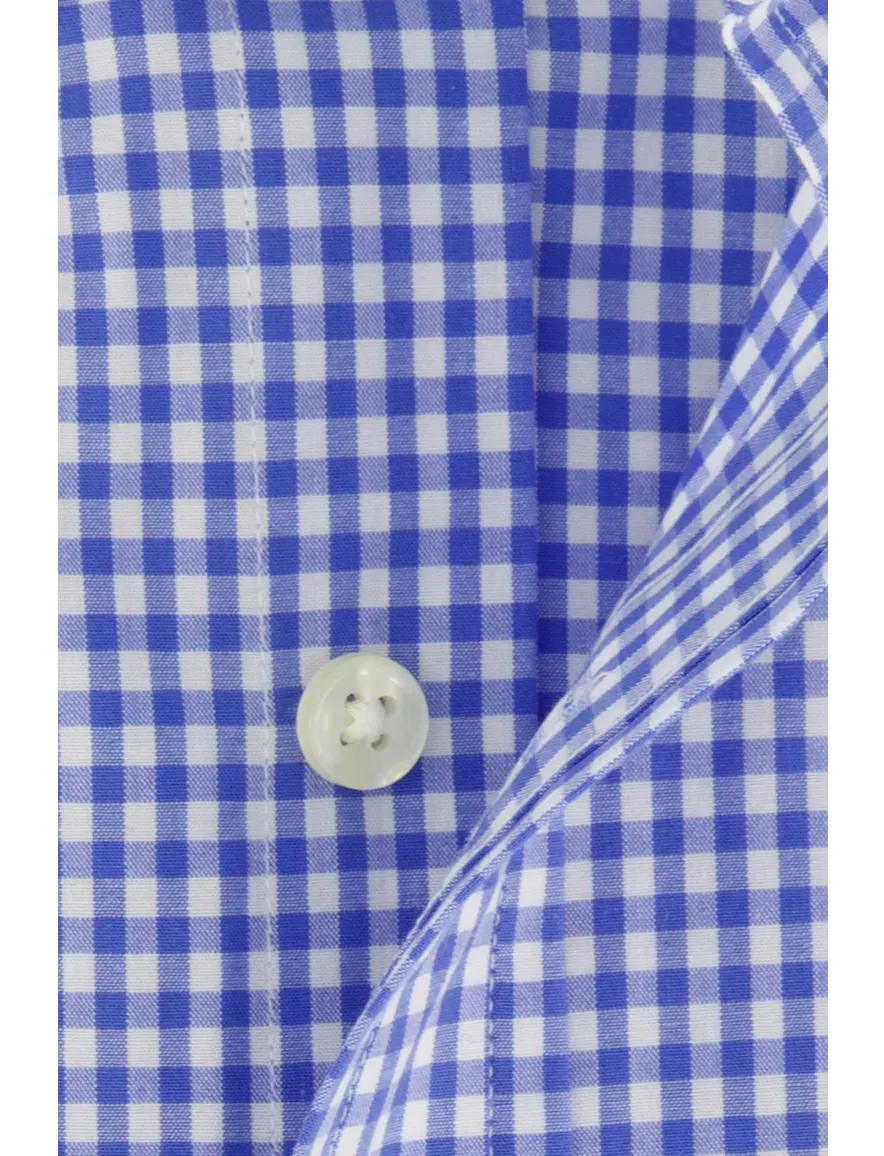 Polo Ralph Lauren blauw geruit slim fit katoenen overhemd