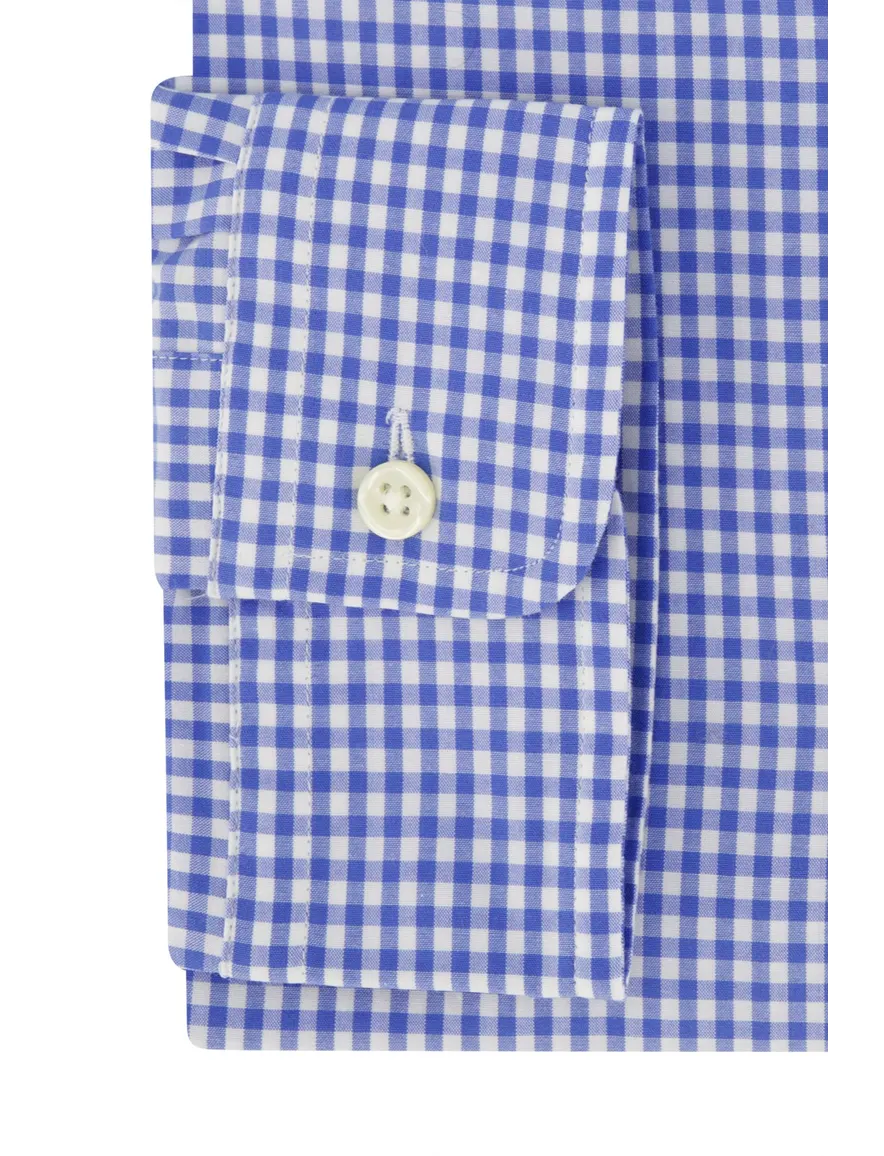 Polo Ralph Lauren blauw geruit slim fit katoenen overhemd