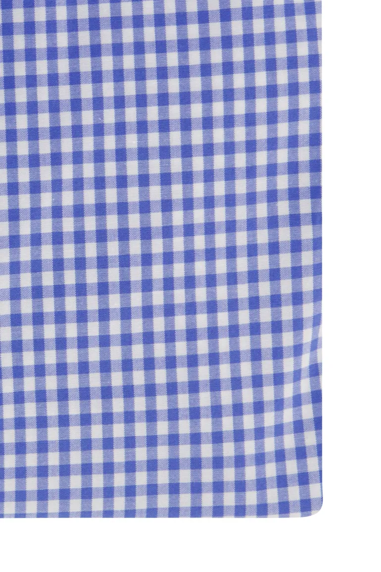 Polo Ralph Lauren overhemd blauw geruit slim fit