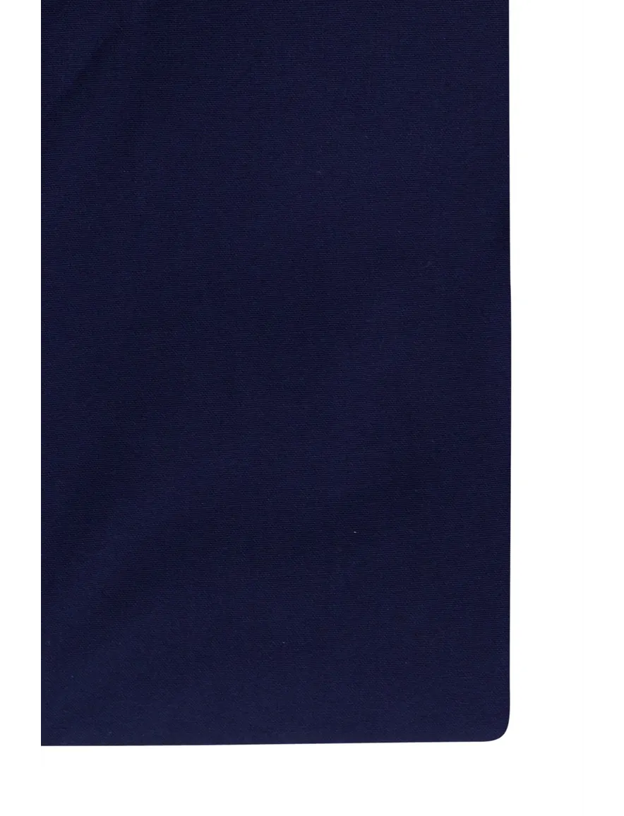 Polo Ralph Lauren casual overhemd normale fit donkerblauw effen katoen