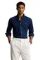 Polo Ralph Lauren overhemd navy custom fit