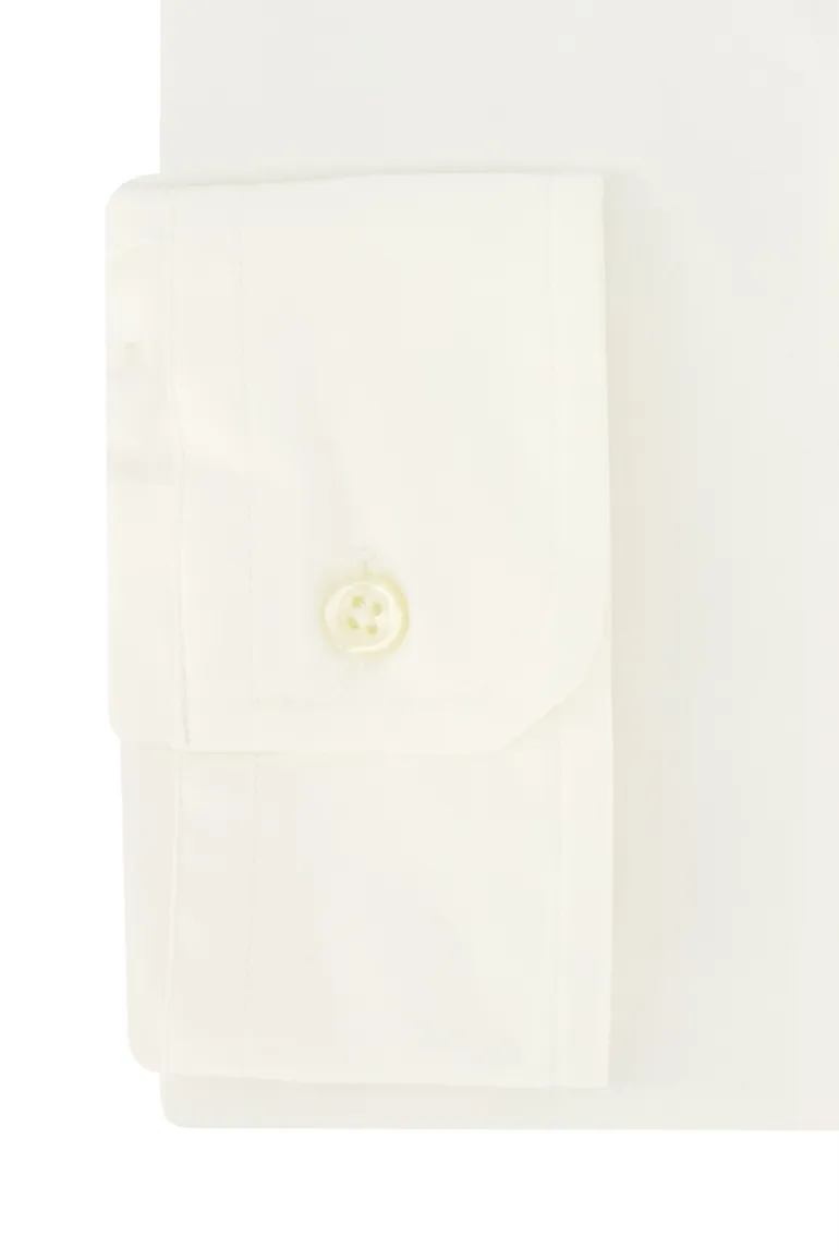 Polo Ralph Lauren overhemd normale fit wit effen met logo