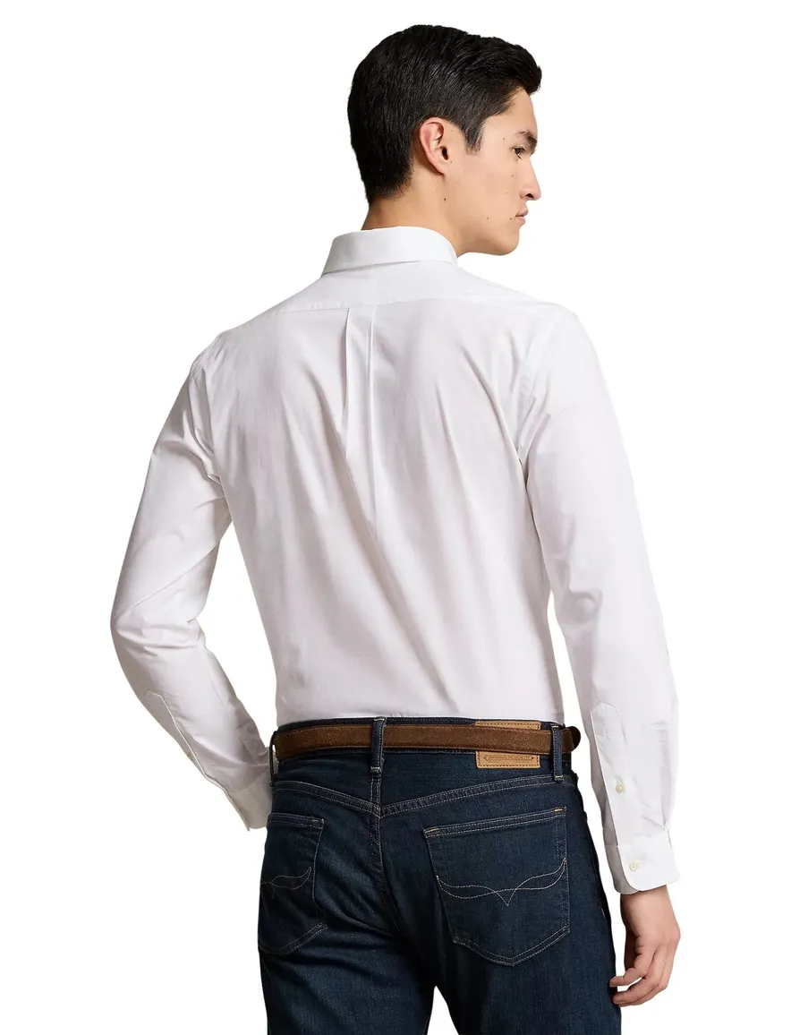 Polo Ralph Lauren overhemd wit custom fit