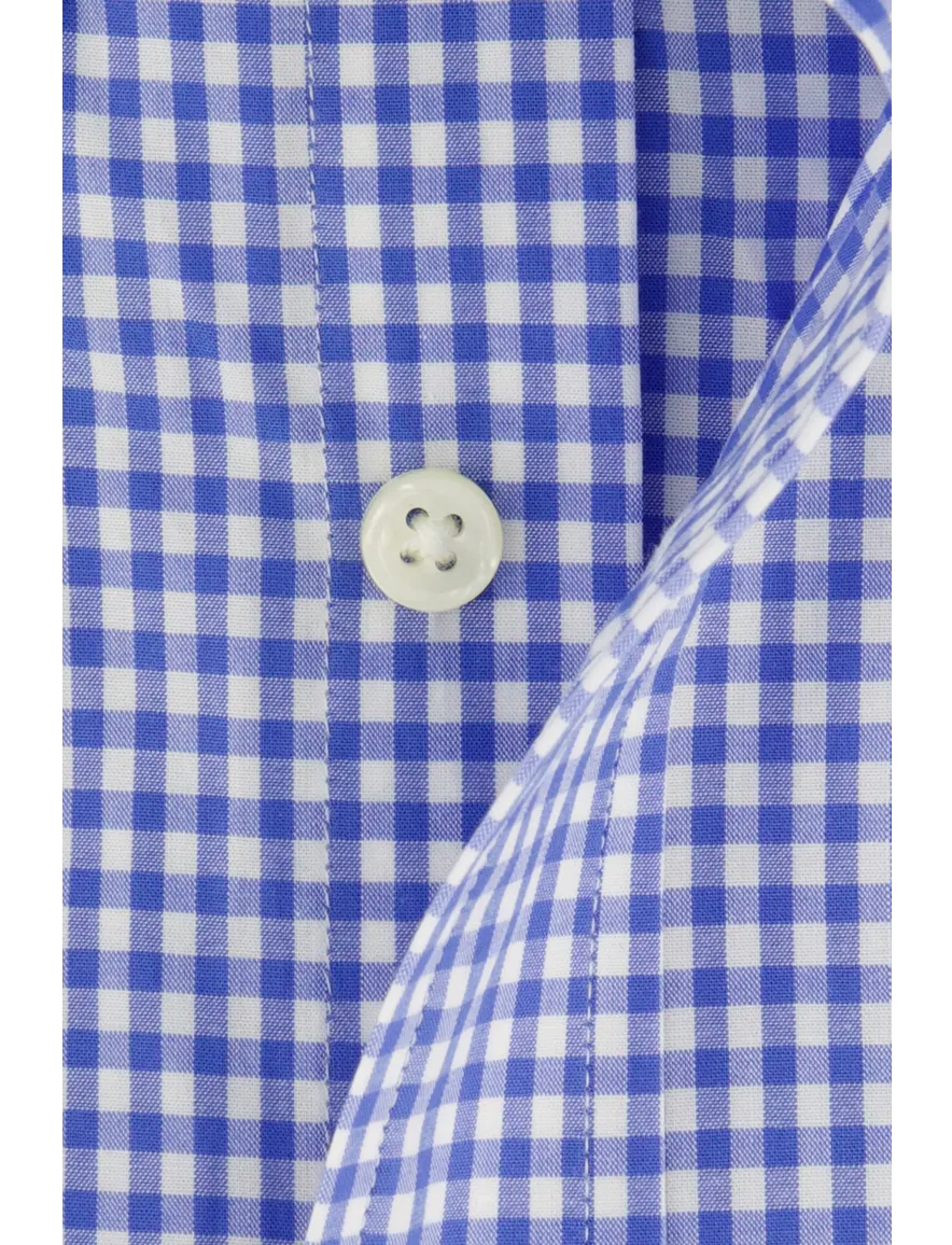 Polo Ralph Lauren casual overhemd normale fit blauw geruit katoen