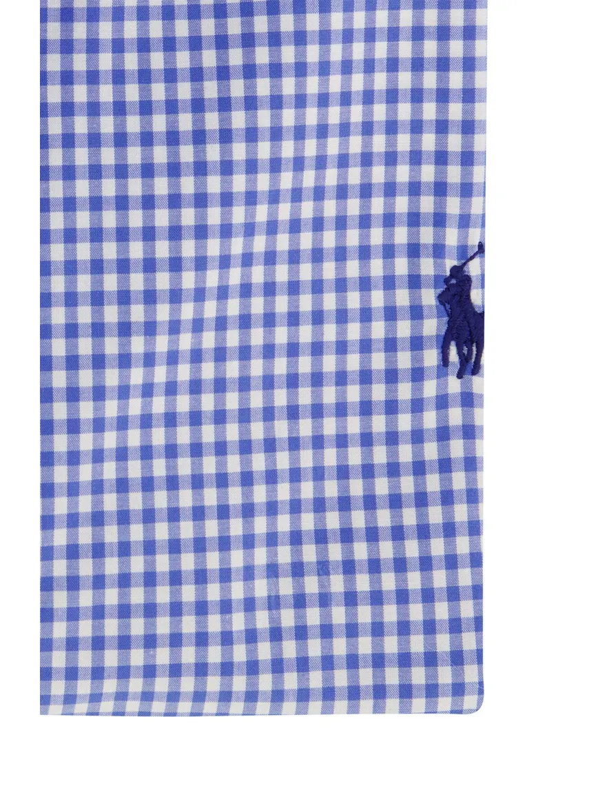 Polo Ralph Lauren casual overhemd normale fit blauw geruit katoen
