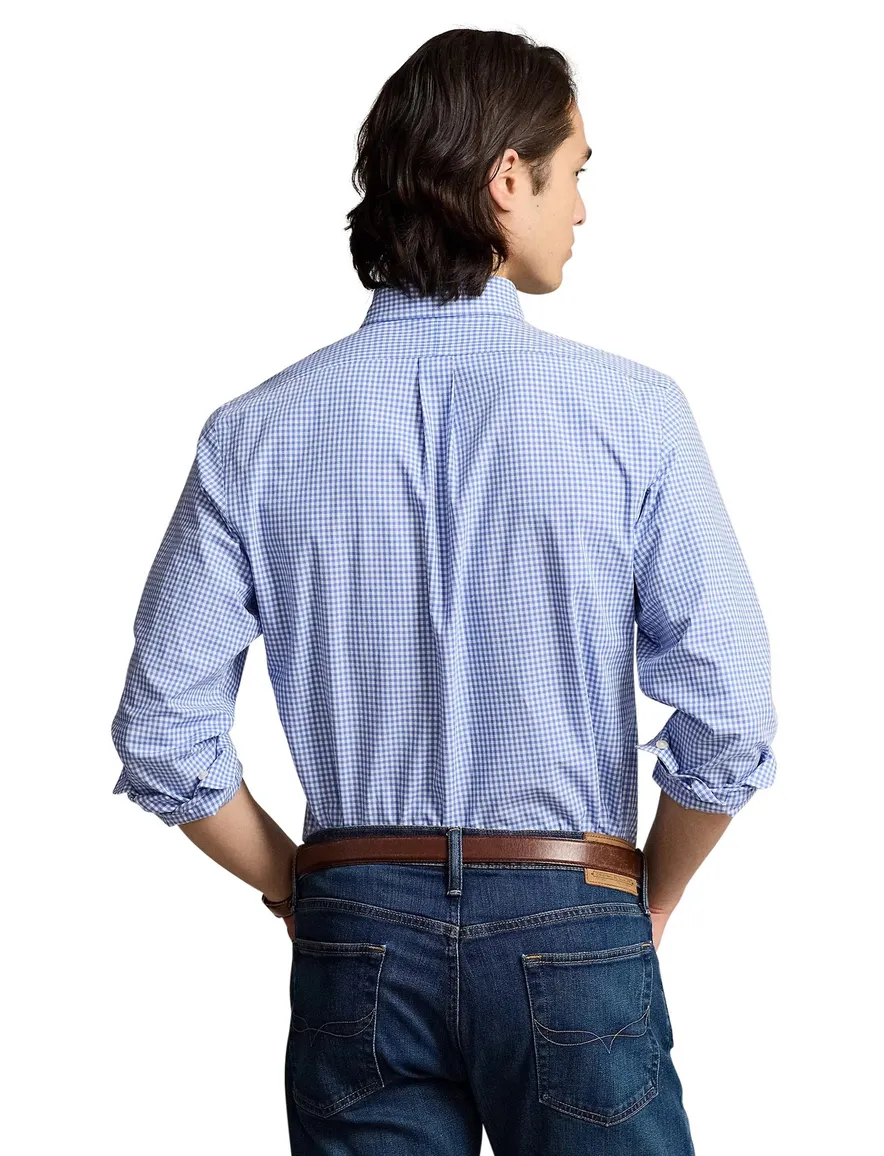 Polo Ralph Lauren casual overhemd normale fit blauw geruit katoen