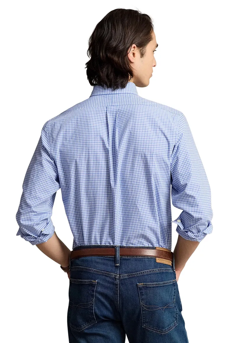 Polo Ralph Lauren overhemd blauw custom fit