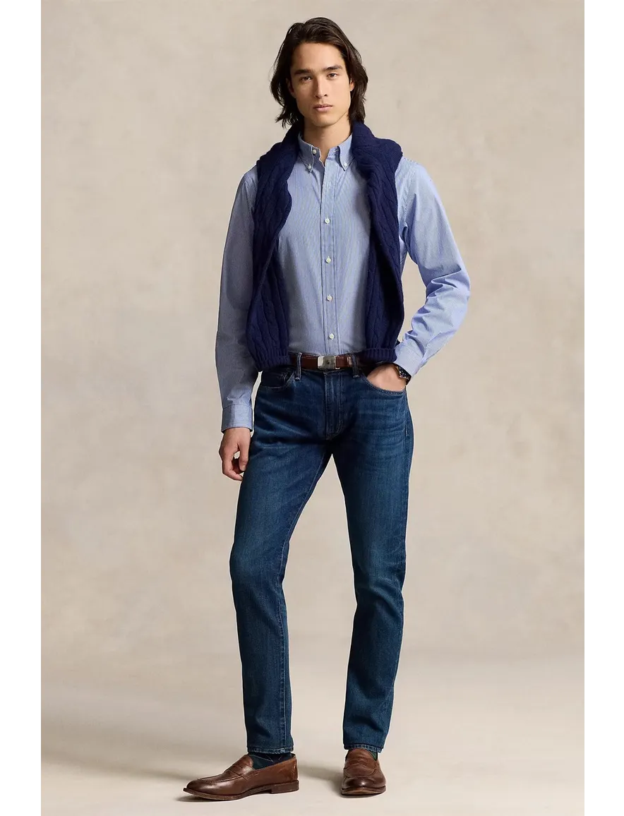 Polo Ralph Lauren overhemd blauw strepen