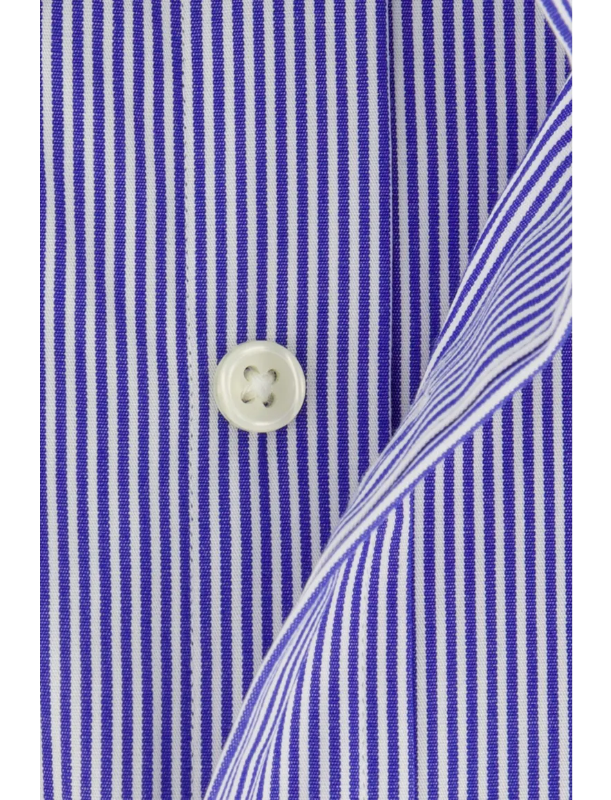 Polo Ralph Lauren casual overhemd normale fit blauw gestreept katoen
