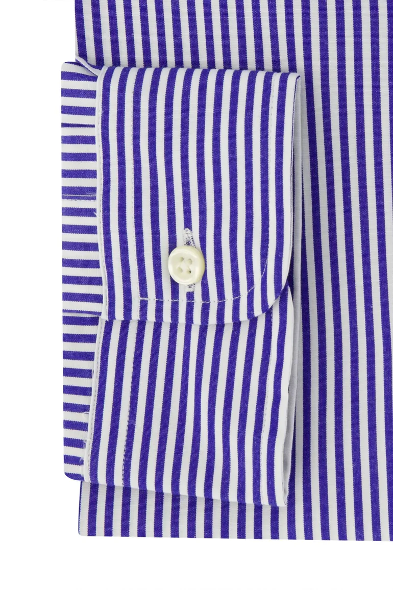 Polo Ralph Lauren overhemd cunstom fit blauw wit