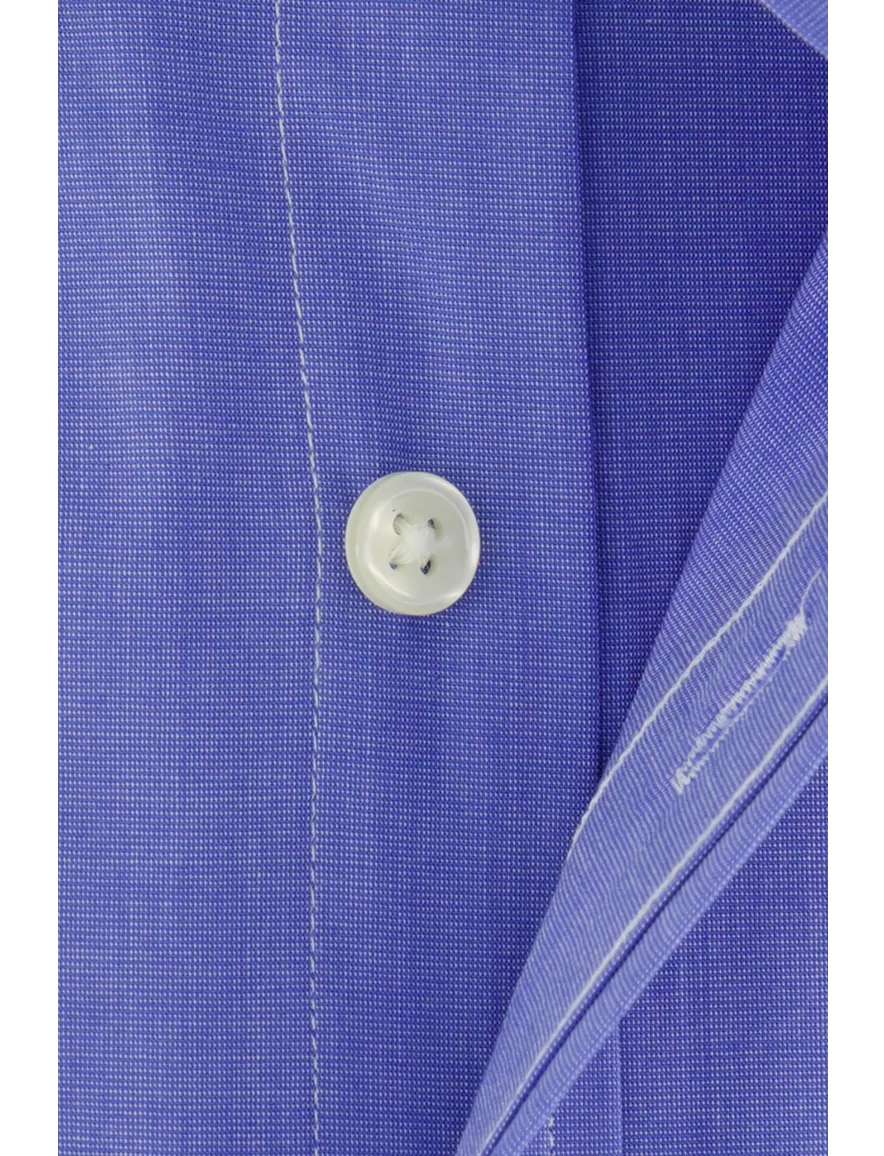 Polo Ralph Lauren casual overhemd normale fit blauw effen katoen
