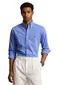 Polo Ralph Lauren overhemd blauw effen custom fit