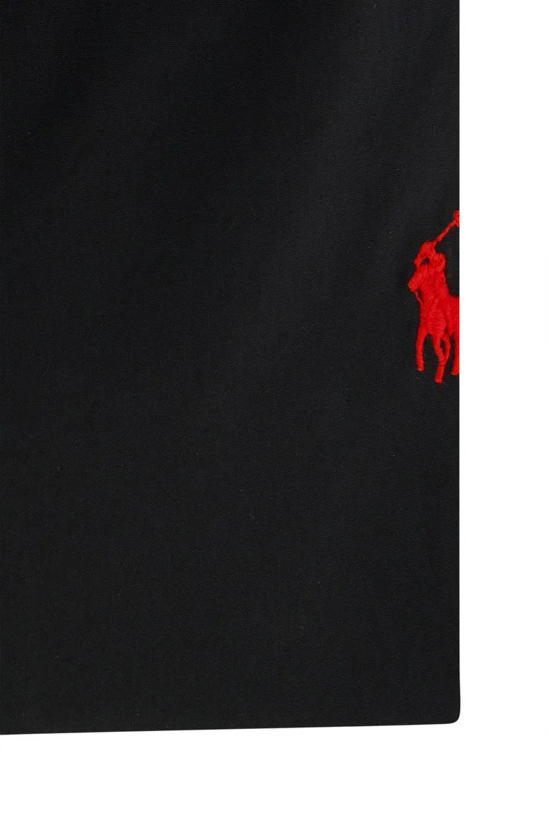 Polo Ralph Lauren overhemd zwart custom fit