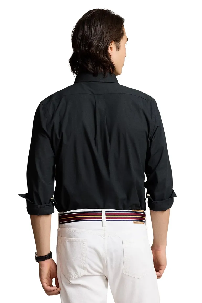 Polo Ralph Lauren overhemd zwart custom fit