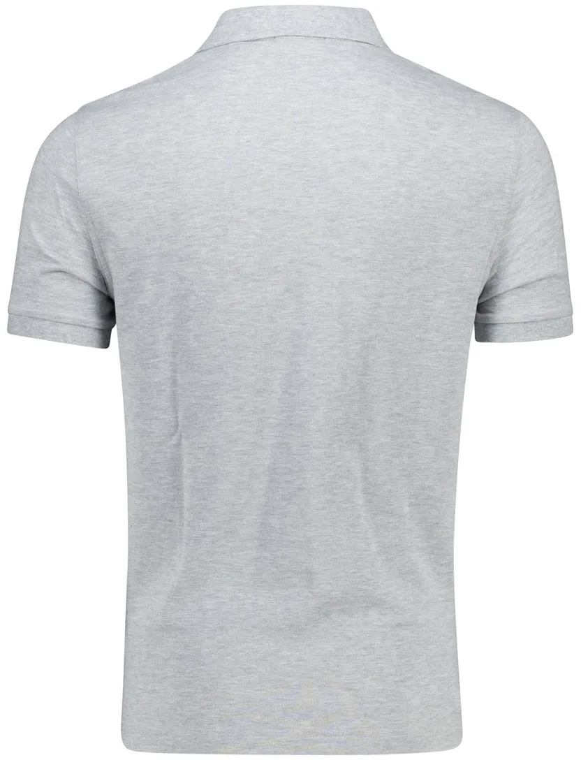 poloshirt korte mouw Gant Slim Fit grijs