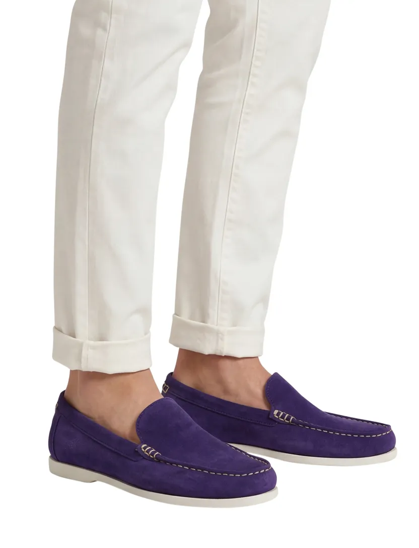 Loafers blauw Polo Ralph Lauren leer